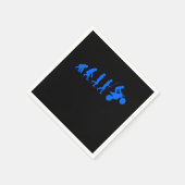 スタントバイクもしくは自転車に乗る人モトクロスダートバイクモーターリストモーターサイクル スタンダードカクテルナプキン (角)