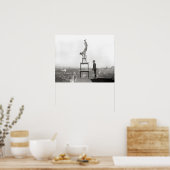 スタントマンは1917年のバランス法を実行する。ヴィンテージ ポスター (キッチン)