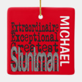 スタントマンエクストラナレカスタムア セラミックオーナメント (裏面)