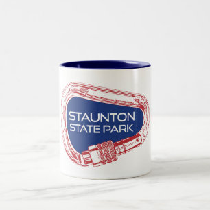 スタントン州パークコロラド登山カラビナー ツートーンマグカップ
