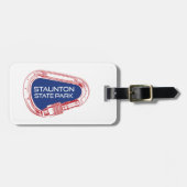 スタントン州パークコロラド登山カラビナー ラゲッジタグ (正面横)