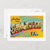 スタントン・バージニアVA旧ヴィンテージ旅行はがき –  ポストカード (正面/裏面)