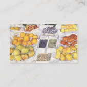 スタンドに飾るフルーツ 名刺 (裏面)