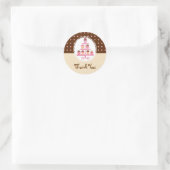 スタンドのお気に入りステッカーのカップケーキ ラウンドシール (バッグ)