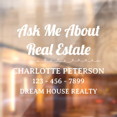 スタンドアウトとプロフェッショナル不動産仲介業者車デカール ウィンドウサイン (シート2)