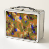 スタンドアウトカモフラージュ メタルランチボックス (正面)