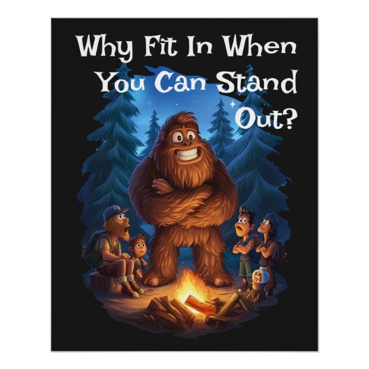 スタンドアウトサスカッチキッズ ポスター (正面)