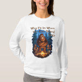 スタンドアウトサスカッチ Tシャツ (正面)