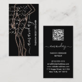 スタンドアウトスタイルとファッションデザイナーバラGlam 名刺 (正面/裏面)