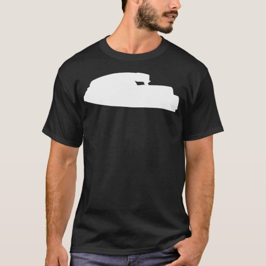 スタンドアップジェットスキーレトロJS 550シルエット_1 Tシャツ (正面)