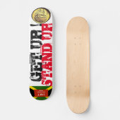 スタンドアップスケートボード スケートボード (正面)