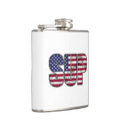 スタンドアップパドリングSUPアメリカ国旗 フラスク (右)