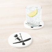 スタンドアップパドルシルエットデザイン コースター (側面)