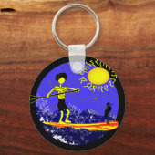 スタンドアップパドルデザイン キーホルダー (正面)