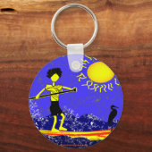 スタンドアップパドルデザイン キーホルダー (正面)