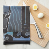 スタンドアップパドルボーダー キッチンタオル (四つ折り)
