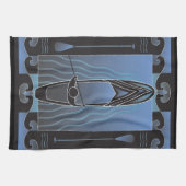 スタンドアップパドルボーダー キッチンタオル (横)