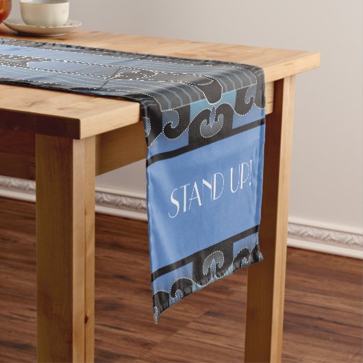 スタンドアップパドルボーダー ショートテーブルランナー (インサイチュ)