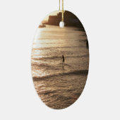 スタンドアップパドルボーディングサンセバスチャン セラミックオーナメント (右)