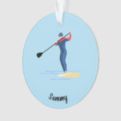 スタンドアップパドルボーディング オーナメント (正面)