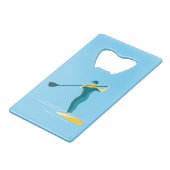 スタンドアップパドルボーディング クレジットカード栓抜き (裏面アングル)