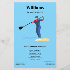 スタンドアップパドルボーディング チラシ