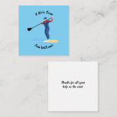 スタンドアップパドルボーディング ノートカード (正面/裏面)