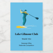 スタンドアップパドルボーディング ワインラベル (シングルラベル)