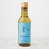 スタンドアップパドルボーディング ワインラベル (正面)