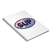 スタンドアップパドルボードオーストラリア国旗 ノートブック (右側)
