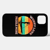 スタンドアップパドルボードパドルレトロヴィンテージSUP P Case-Mate iPhoneケース (裏面 (横))