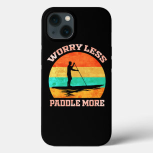 スタンドアップパドルボードパドルレトロヴィンテージSUP P iPhone 13ケース