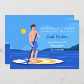 スタンドアップパドルボード 招待状 (正面/裏面)