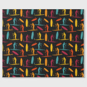 スタンドアップパドルボードSUPパドルボードパターン ラッピングペーパー (フラット)