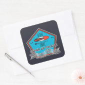 スタンドアップパドルポスター スクエアシール (封筒)