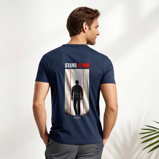 スタンドアローン アルファメンズTシャツ | 一匹狼 Tシャツ
