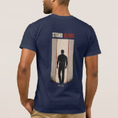 スタンドアローン アルファメンズTシャツ | 一匹狼 Tシャツ (裏面)