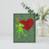 スタンドオンユアバレンタインレシピはがき ポストカード (スタンド正面)