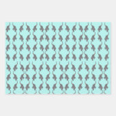 スタンドサーカス数々のゾウ色 ラッピングペーパーシート (正面)