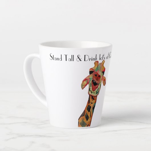 スタンドトールキリン水彩マグコーヒー カフェラテマグ (左アングル)