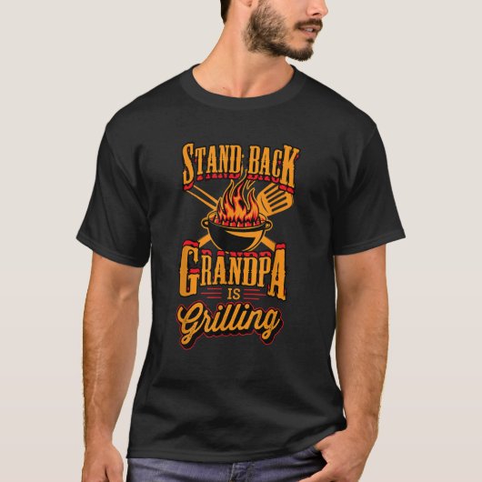 スタンドバックグランパ焼きグリルマスター4th of tシャツ (正面)