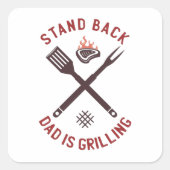 スタンドバックパパ焼き スクエアシール (正面)