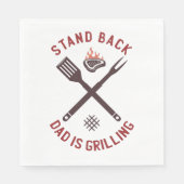 スタンドバックパパ焼き スタンダードランチョンナプキン (正面)