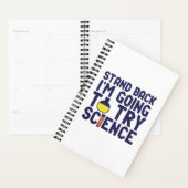 スタンドバック私は科学のギークを試みるおもしろい プランナー手帳 (ディスプレー)