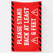 スタンドバック6足 横断幕 (縦)