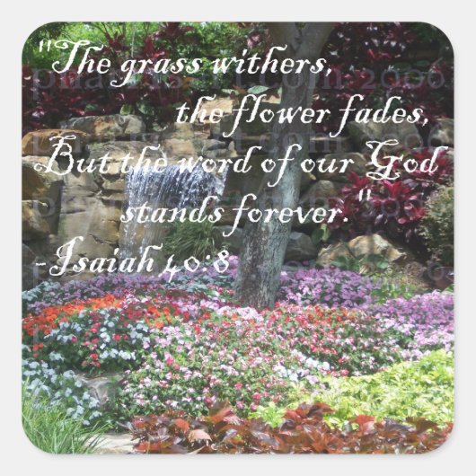 スタンドフォーエバースティッカー スクエアシール (正面)