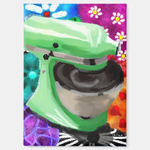 スタンドミキサファンキー抽象芸術アートグリーンピンク