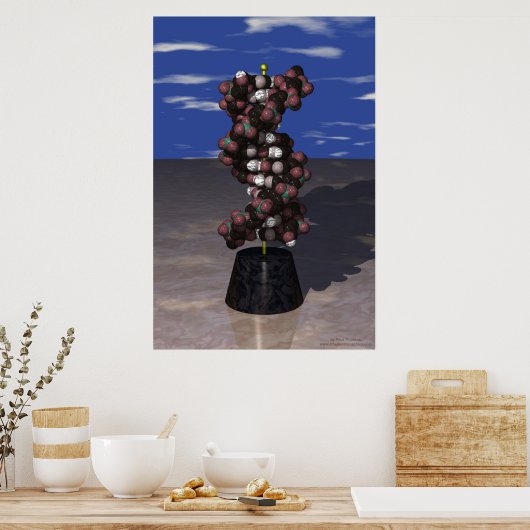 スタンド上のDNA ポスター (キッチン)