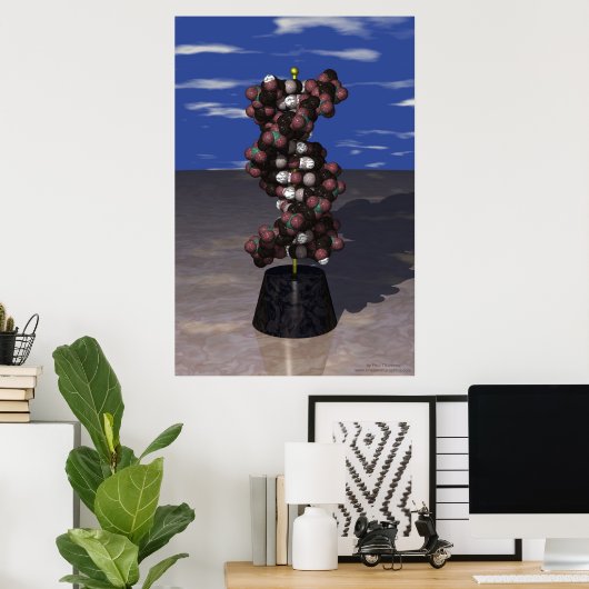 スタンド上のDNA ポスター (ホームオフィス)