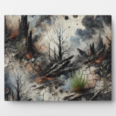 スタンド付きアートプレート フォトプラーク (正面)